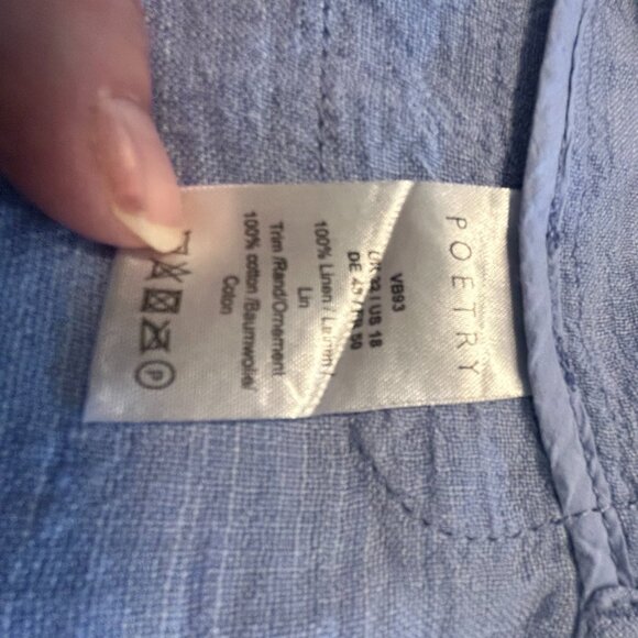 "Poetry Brand" Linen Duster - Picture 5 of 8